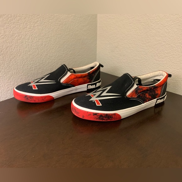 Other - Ground Up WWE Slip-on Canvas Shoes Sneakers Men’s Size 9.5